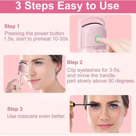 Misty Rose HeatPro Portable Eyelash Curler