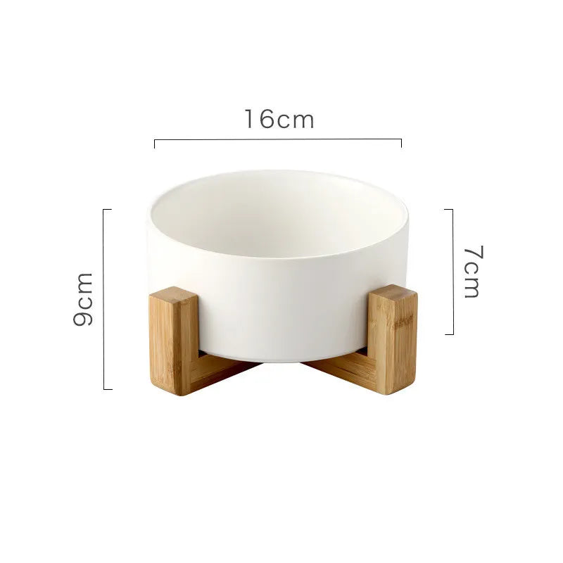 No-Tip Ceramic Pet Food & Water Bowl