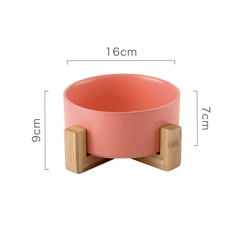 No-Tip Ceramic Pet Food & Water Bowl
