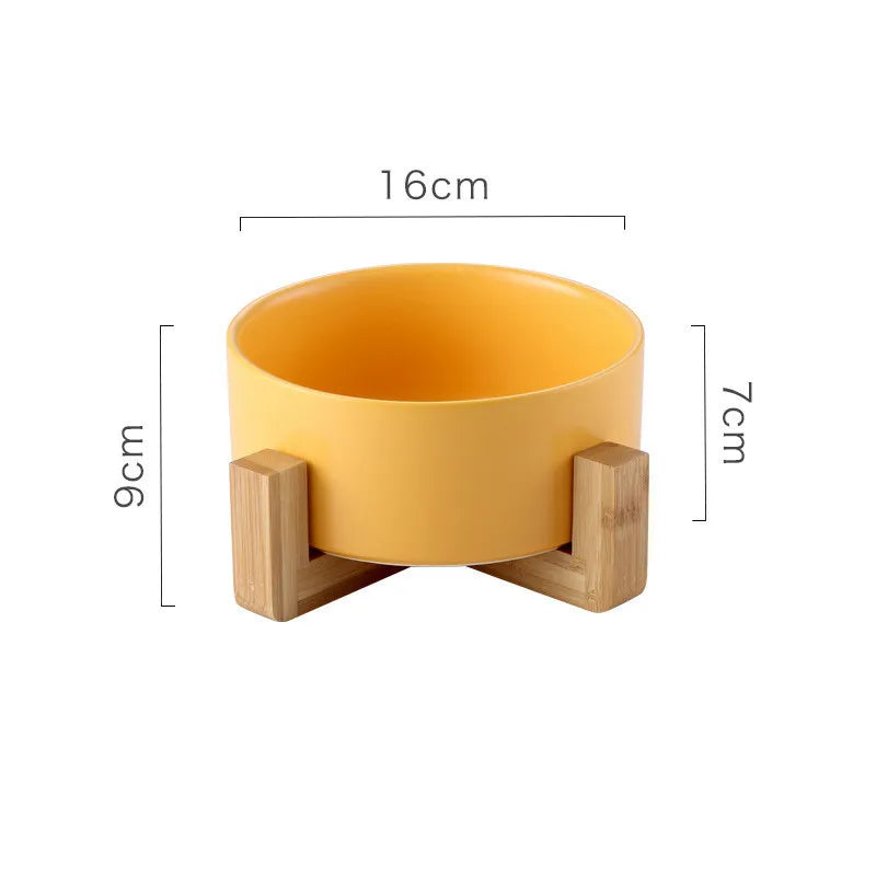 No-Tip Ceramic Pet Food & Water Bowl