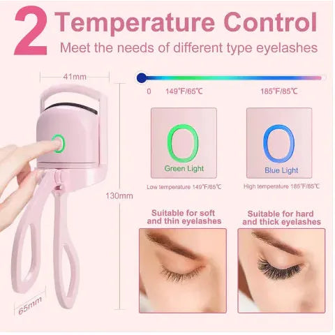 Misty Rose HeatPro Portable Eyelash Curler
