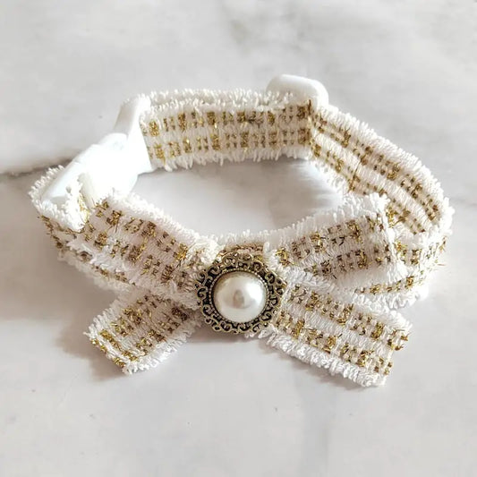 Chic Silent Cat Bow Tie Collar