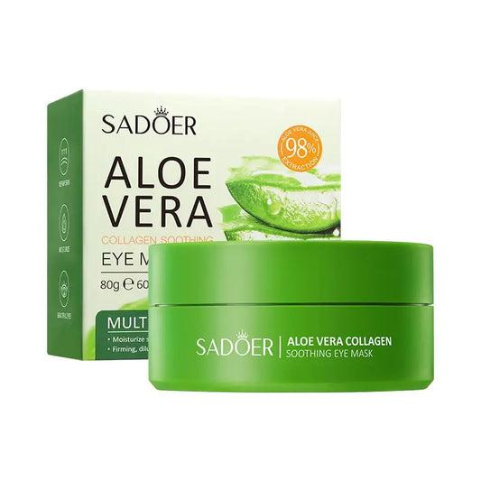 OAKSII Aloe Vera Eye Treatment Pads, 60PCS for Dark Circles & Puffiness
