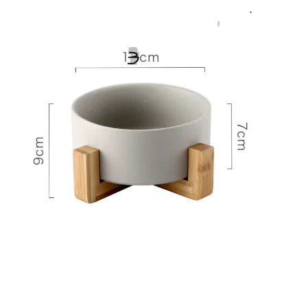 No-Tip Ceramic Pet Food & Water Bowl