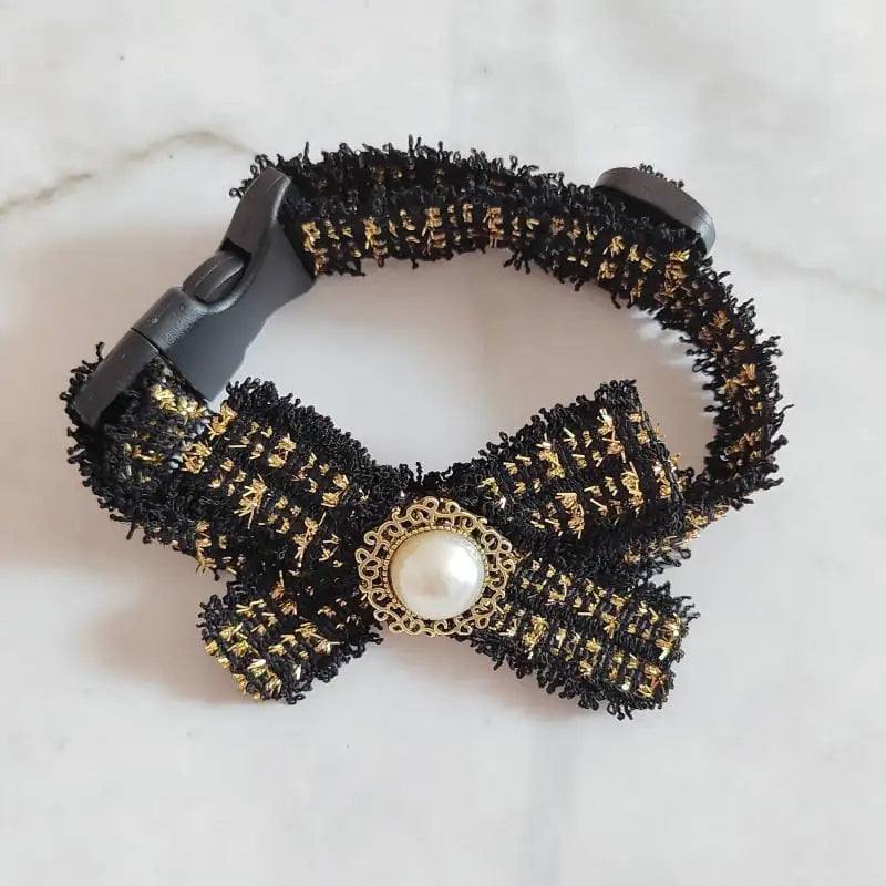 Chic Silent Cat Bow Tie Collar