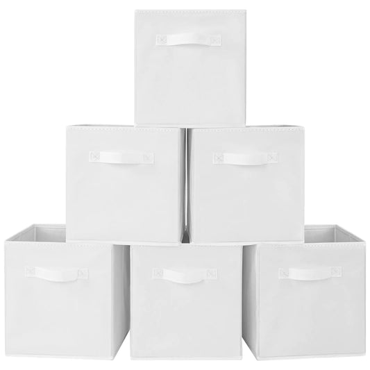 Stero 13x13 Fun Color Fabric Storage Cubes - 6 Pack